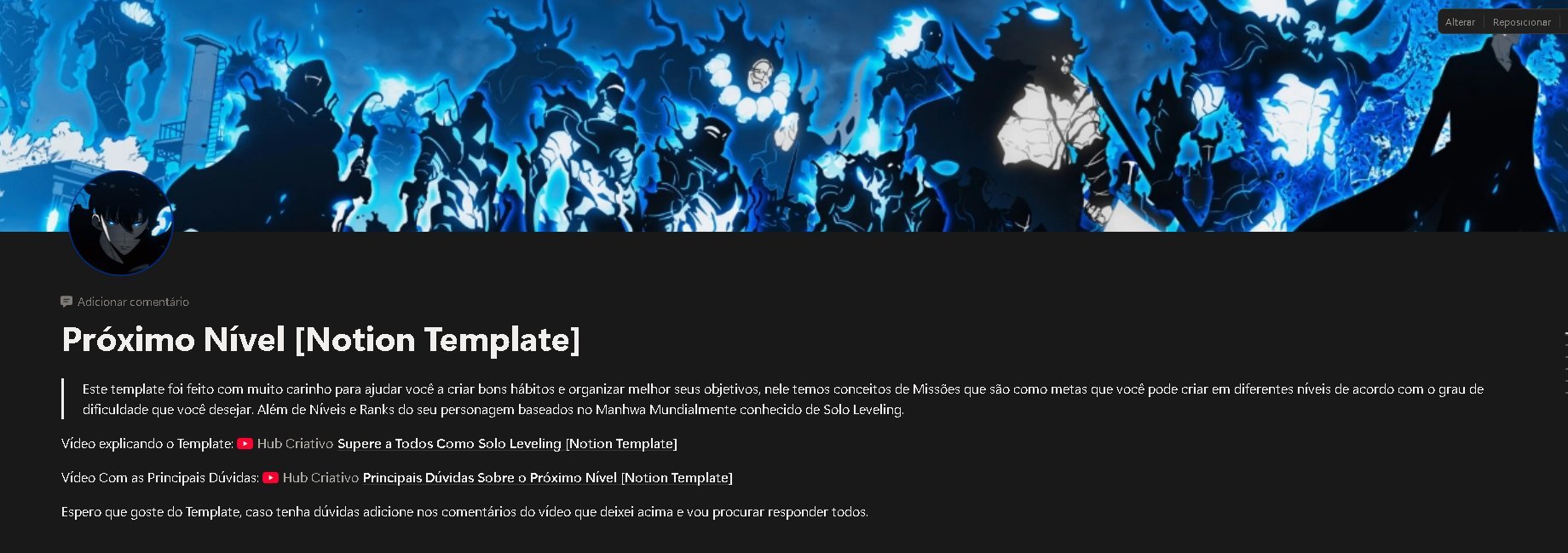 Próximo Nível — Notion Template